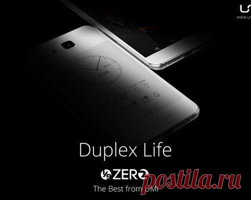 Смартфон UMi Zero 2 оснастят двумя дисплеями