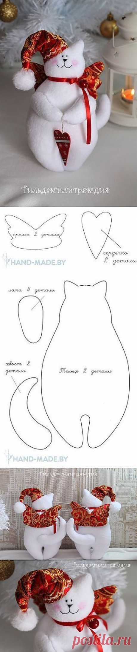новогодний кот