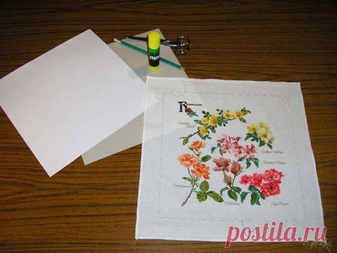 zlataya: ВЫШИВКА всерьёз и в радость - Оформляем в раму без паспарту