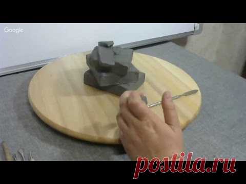 Лепка частей лица: глаз, нос, рот.