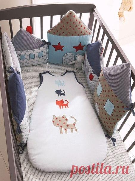 Домики для бортиков кроватки