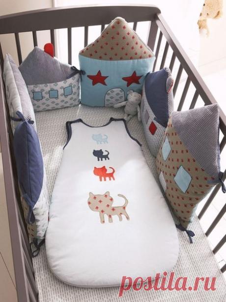 Домики для бортиков кроватки