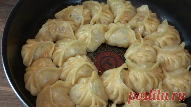 Пельмени по Корейски В СКОВОРОДКЕ.