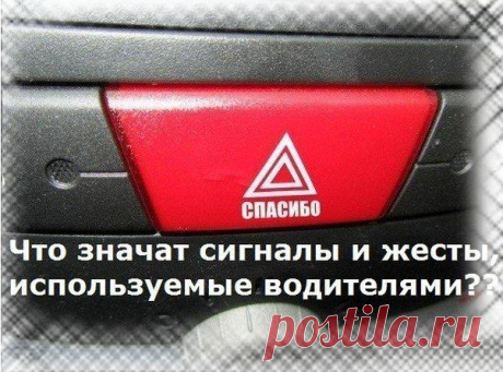 Сигналы вежливых водителей (видео)