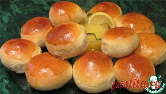 Ароматные булочки с повидлом Кулинарный рецепт