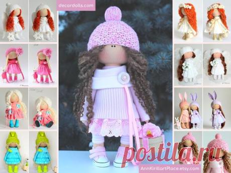 Interior Fabric Doll Tilda Art Doll Soft Cloth Doll | Etsy Hello dear visitors,  This is handmade fabric doll created by Master Olga P (Kazan, Russia). All dolls on the photo are made by artist Olga P. You can find them in our shop by search by artist name Olga P  Doll is 30 cm (11.8 inch) tall and made of only quality materials.  This doll is made TO