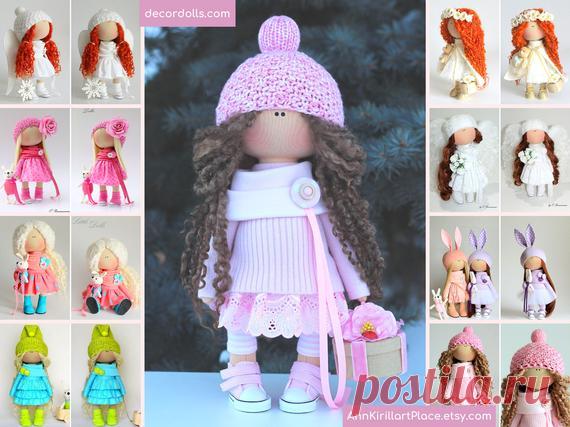 Interior Fabric Doll Tilda Art Doll Soft Cloth Doll | Etsy Hello dear visitors,  This is handmade fabric doll created by Master Olga P (Kazan, Russia). All dolls on the photo are made by artist Olga P. You can find them in our shop by search by artist name Olga P  Doll is 30 cm (11.8 inch) tall and made of only quality materials.  This doll is made TO