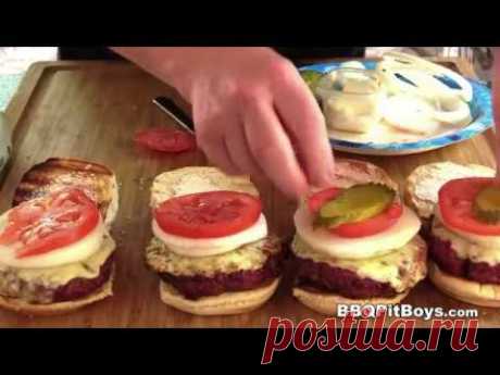 The 50/50 Burger Here's another idea for your next BBQ. The BBQ Pit Boys famous 50/50 Burger. It’s all about Bacon and Beef. If you’d like to try this recipe at your Pit, you’ll find the full details on how it’s done here on YouTube: https://youtu.be/HoaKb7yijrw  And welc