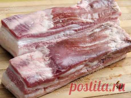 Копченое сало.