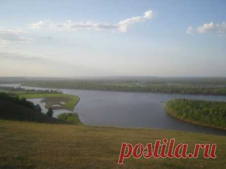 Низовье реки Вятка около г.Мамадыш