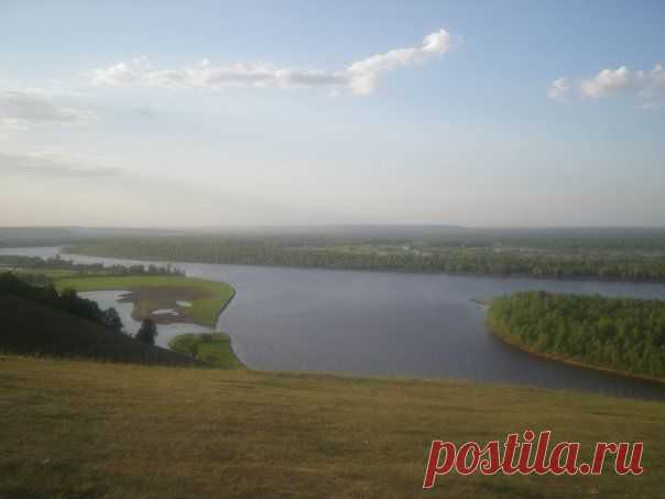 Низовье реки Вятка около г.Мамадыш