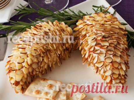 Сырная закуска Еловые шишки | Кулинарные рецепты с фото на Рецептыши.ру