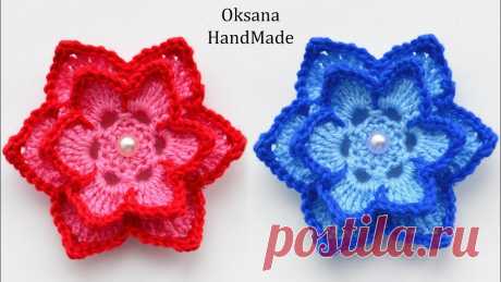 Объемные цветы крючком. Мастер класс. Simple crochet flowers ДРУЗЬЯ, ПОДДЕРЖИТЕ МОЙ КАНАЛ И ПОЛУЧИТЕ ДОСТУП К 30 ЗАКРЫТЫМ МК, для этого переходите по ссылке- https://www.youtube.com/channel/UCyRztGP9fWgVSoETzUDdOhQ/joi...