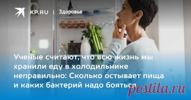 ХРАНЕНИЕ ПРОДУКТОВ В ХОЛОДИЛЬНИКЕ--Ученые считают, что всю жизнь мы хранили еду в холодильнике неправильно: Сколько остывает пища и каких бактерий надо бояться Доктор наук Шевелева посоветовала использовать правило двух часов для еды