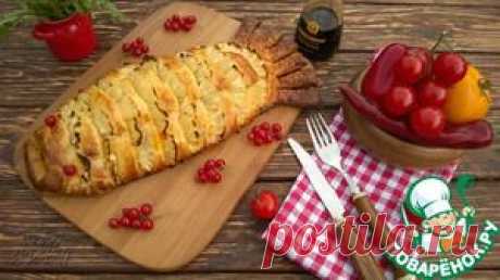 Пирог &quot;Рыбка с золотой чешуёй&quot; - кулинарный рецепт