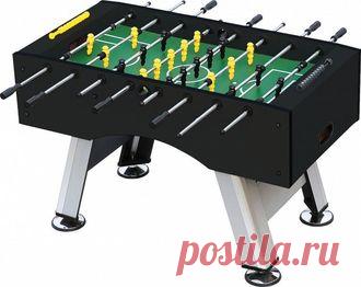 Настольный футбол (кикер) "Porturin" (140x74x89 см, серебристо-черный)