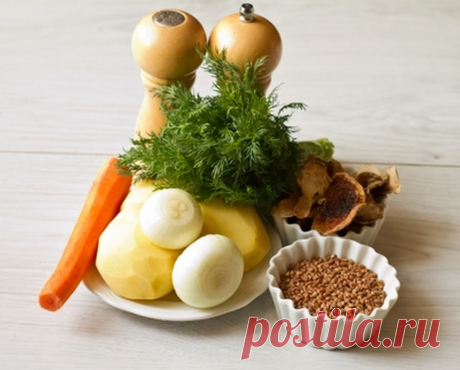 Крупеня с белыми грибами