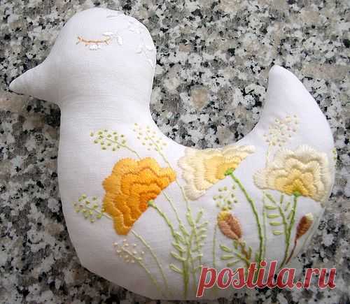 >Идеи вышивки на игрушках своими руками