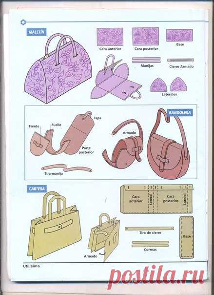 #sewingschool_howto 

● Сумок много не бывает!