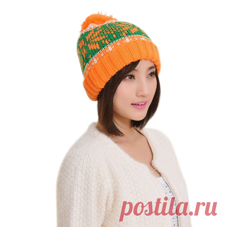 Горячая зима снежинка крючком женщины шляпу 2016 зимняя шапка вязаная шапочка Hat Tuque роковой теплая женщины Cap купить в магазине Charing International Trade Co.,Ltd. на AliExpress