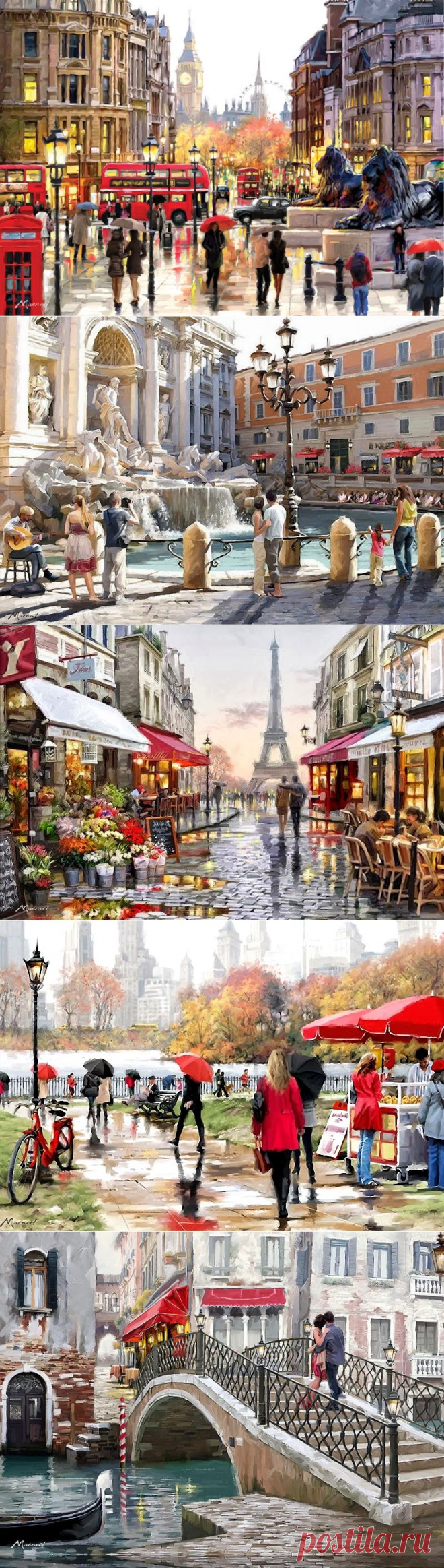 5 художников, воспевающих ритм большого города