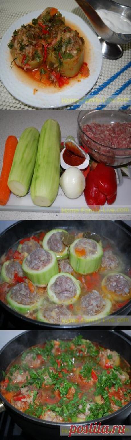 Кабачки фаршированные - Кулинарные рецепты