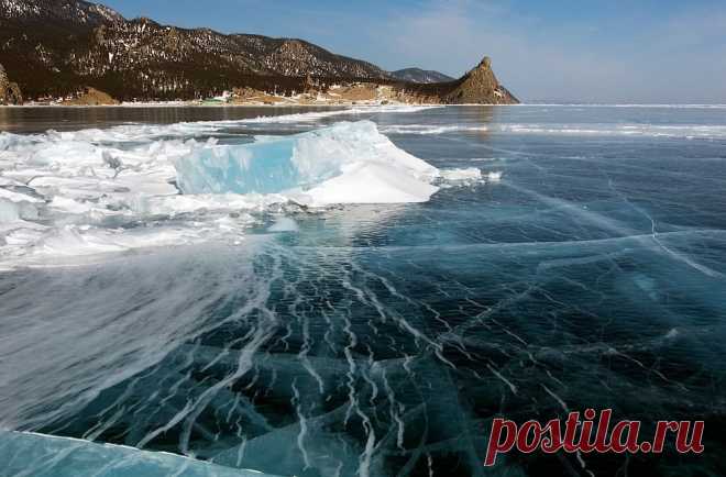 Байкал. Вода, лёд, водопады