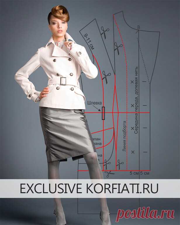 Выкройка короткого жакета

https://korfiati.ru/2010/10/korotkiy-zhaket/

Укороченный жакет — отличная альтернатива пальто. Приталенный силуэт жакета создается за счет двух пар рельефных швов на полочках и спинке, а светлый молочный оттенок и металлическая фурнитура добавляют модели нотки свежей классики. Сшейте себе этот модный жакет и будьте уверены — какие бы тенденции в моде не доминировали, такая вещь всегда будет актуальной.