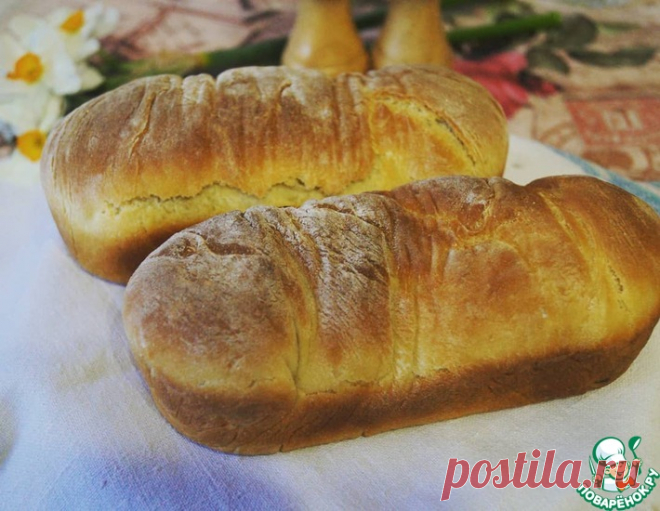 Домашний хлеб с укропом и чесноком – кулинарный рецепт