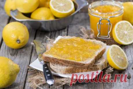 Рецепт варенья из лимонов без варки — Домашняя кулинария