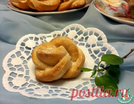 Печенье из творожного дрожжевого теста – кулинарный рецепт