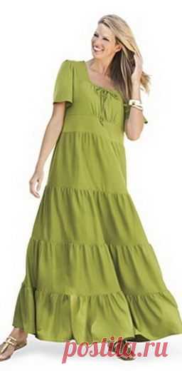 222 красивых летних платья для полных -
