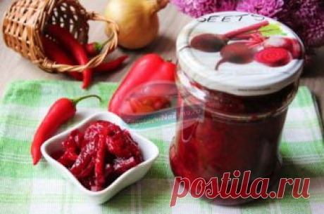 Салат из свеклы и болгарского перца. Пошаговый рецепт
