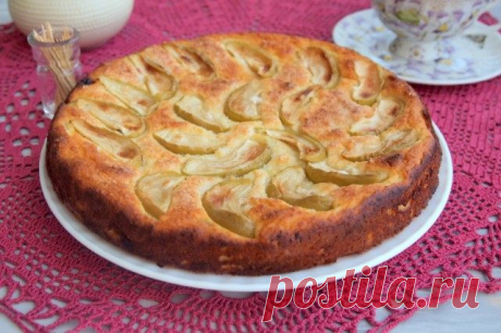 Пирог-сырник с яблоками и изюмом. Пошаговый рецепт с фото — Ботаничка.ru