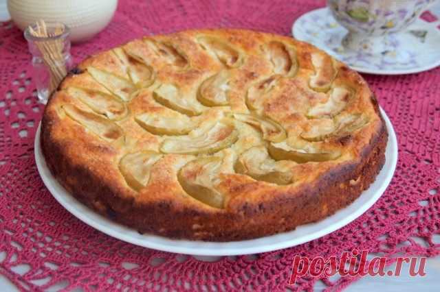 Пирог-сырник с яблоками и изюмом. Пошаговый рецепт с фото — Ботаничка.ru