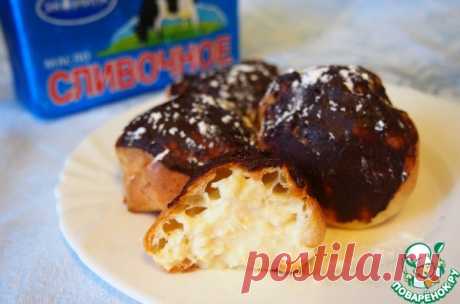 Профитроли с апельсиновым кремом Кулинарный рецепт