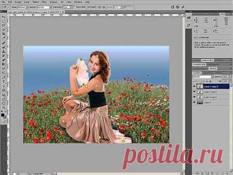 Фотошоп CS5. Анимация. Марионеточная деформация. - YouTube