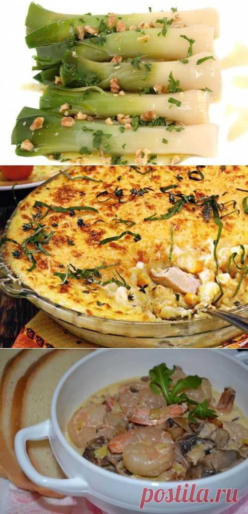 Лук-порей: все о продукте и рецепты блюд / Простые рецепты