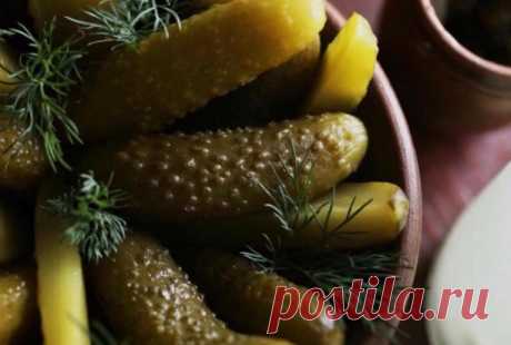 Бочковые хрустящие огурчики
Бочковые огурцы в банке – это самая вкусная закуска, которую только можно приготовить в домашних условиях. Честно говоря, без соленых огурчиков, приготовленных по такому рецепту, невозможно себе представить ни одно застолье!

Ингредиенты:

 на 2 кг свежих огурцов
 1 головка чеснока
 1/2 листа малины
 1/2 листа смородины
 10 горошин черного перца
 4-6 листьев вишни
 зонтики укропа
 1-2 листа хрена
 2-3 лавровых листа
 100 г соли на трехлитровую б...