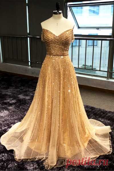 Shinny блестки с плеча длинные блестки вечернее платье / girlsprom / платья выпускного вечера под $100
