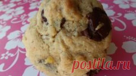 Печенье с орехами и шоколадом - пошаговый рецепт с фото. Как приготовить.