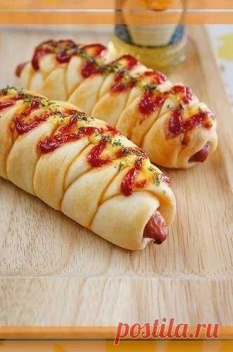 Как приготовить венские сосиски в тесте/wiener sausage bread. - рецепт, ингридиенты и фотографии