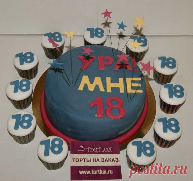 Торт и 18 капкейков на 18-летний юбилей.
#капкейки#тортскапкейками#тортназаказ#