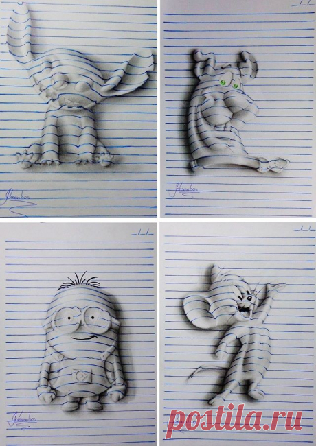 Рисунки на гальке