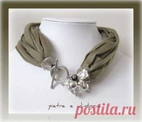 pietre e dintorni: collane fettuccia