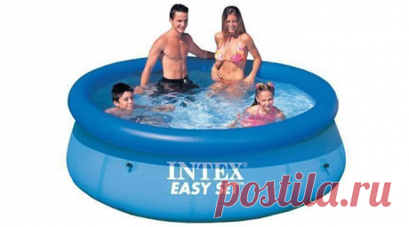 28110 Бассейн Надувной Intex Easy Set 244х76 См 56970, Бассейны для дачи, Детские бассейны, Минибассейны, Бассейны в Омске