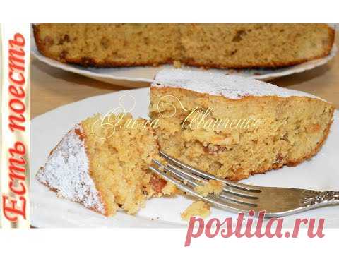 Пирог из сухарей и с молочной заливкой - потрясающе вкусный и рассыпчатый.