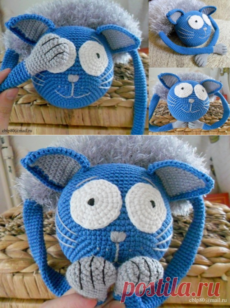 КОТОподушка-Игрушка. Схема Вязания. | &amp;#1040;&amp;#1084;&amp;#1080;&amp;#1075;&amp;#1091;&amp;#1088;&amp;#1091;&amp;#1084;&amp;#1080;&amp;#1082;