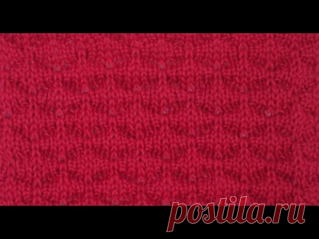 Рельефный узор Буфы на вязальной машине Нева-2, My Crafts and
