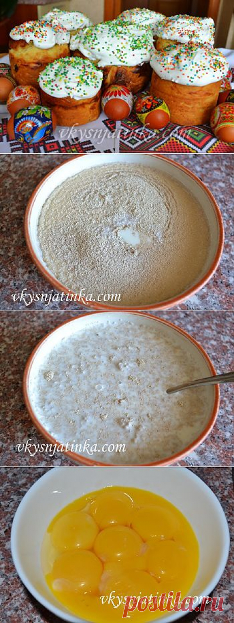 Рецепт кулича на Пасху